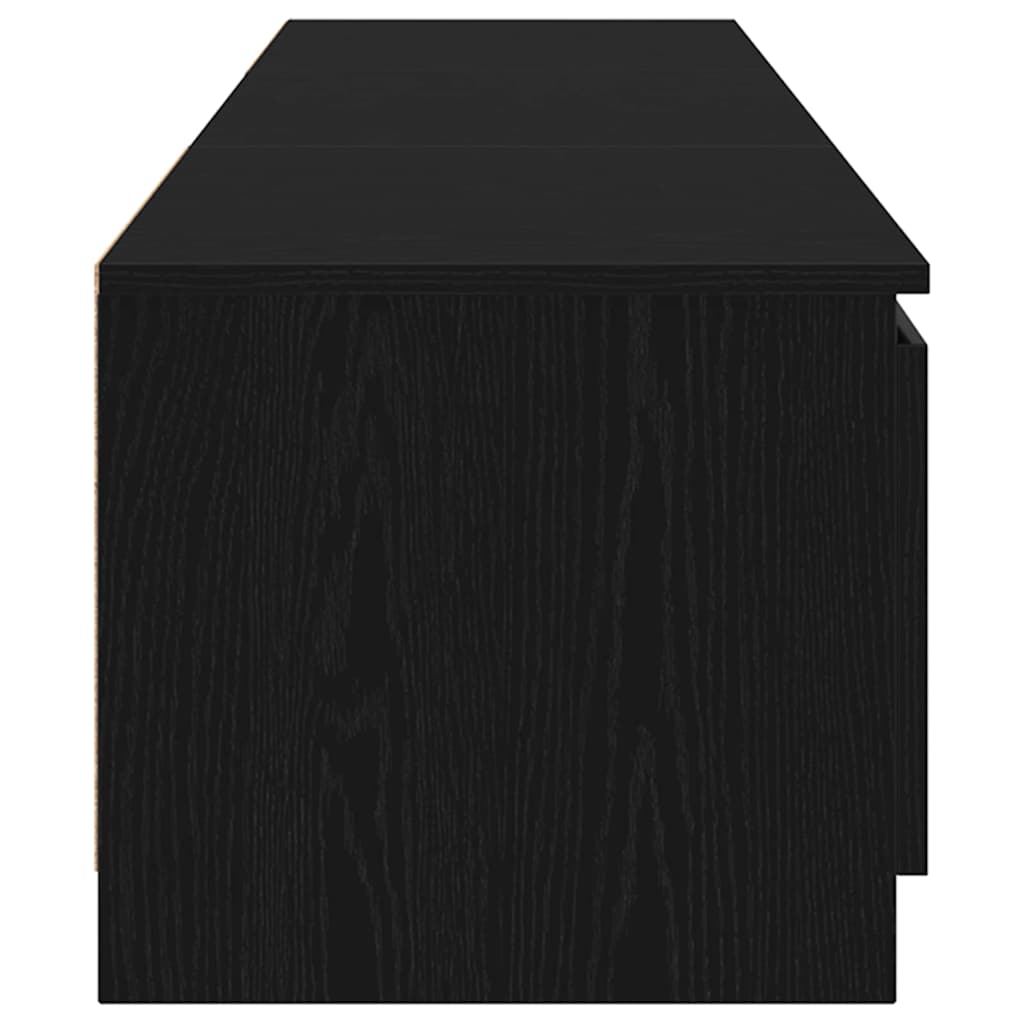 TV-Schränk Schwarz 140 x 40 x 35.5 cm Holzwerkstoff