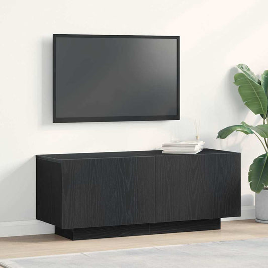 TV-Schränk Schwarz 100 x 35 x 40 cm Holzwerkstoff