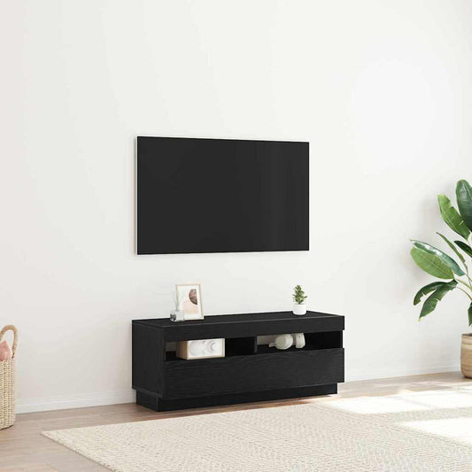 TV-Schränk Schwarz 100 x 35 x 40 cm Holzwerkstoff