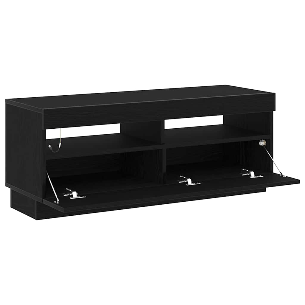 TV-Schränk Schwarz 100 x 35 x 40 cm Holzwerkstoff