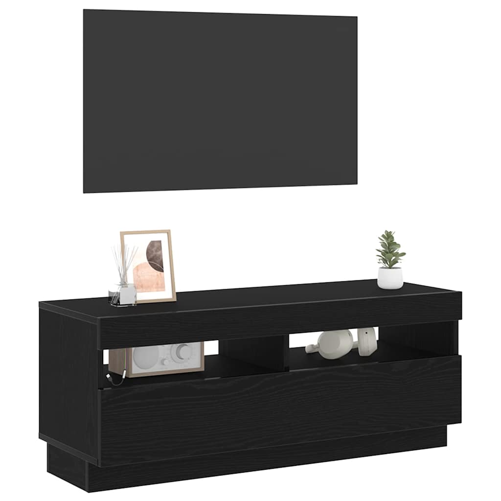 TV-Schränk Schwarz 100 x 35 x 40 cm Holzwerkstoff