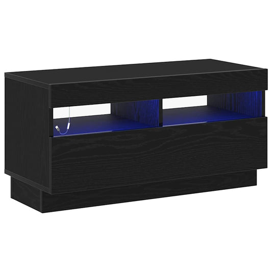 TV-Schränk Schwarz 80 x 35 x 40 cm Holzwerkstoff