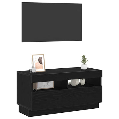 TV-Schränk Schwarz 80 x 35 x 40 cm Holzwerkstoff