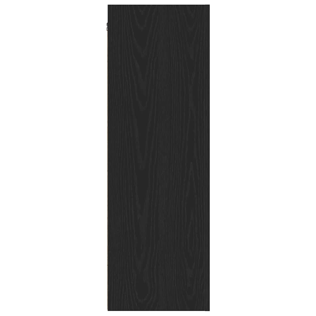 Wand TV Schrank Schwarze Eiche 30,5 x 30 x 90 cm Holzwerkstoff