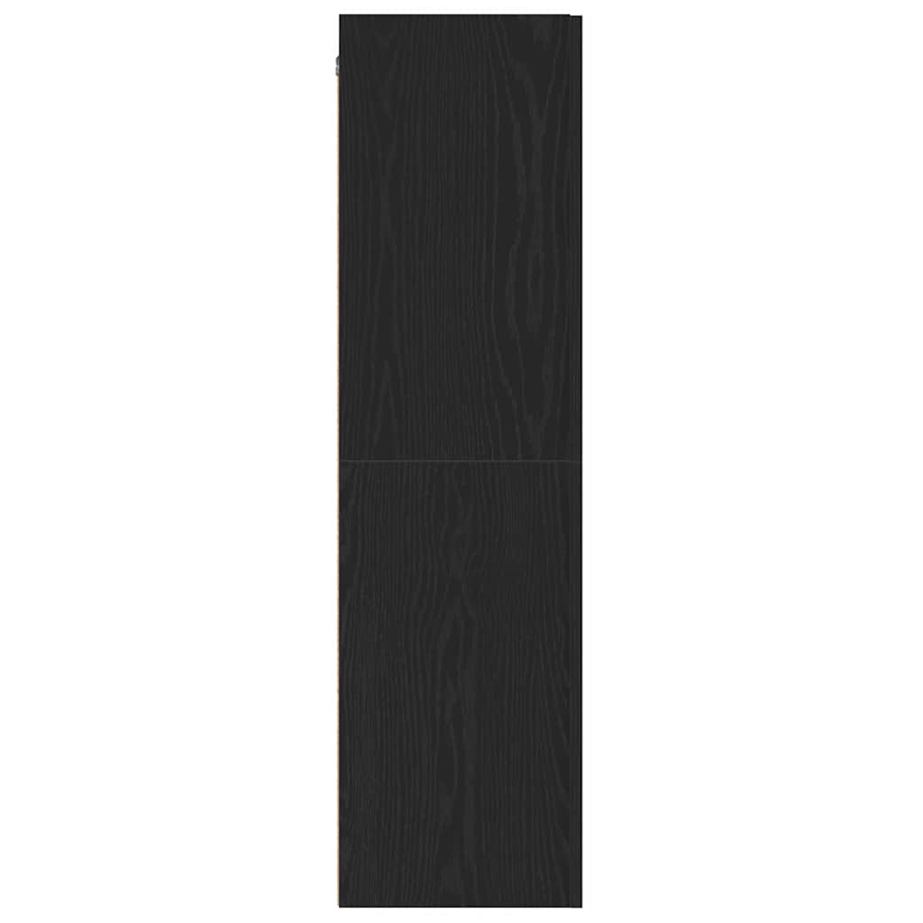 Wand TV Schrank Schwarze Eiche 30,5 x 30 x 110 cm Holzwerkstoff