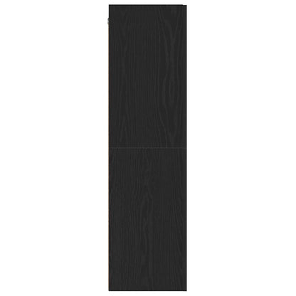 Wand TV Schrank Schwarze Eiche 30,5 x 30 x 110 cm Holzwerkstoff