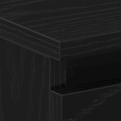 Nachttisch 2 pcs Schwarze Eiche 40 x 30 x 39 cm Holzwerkstoff