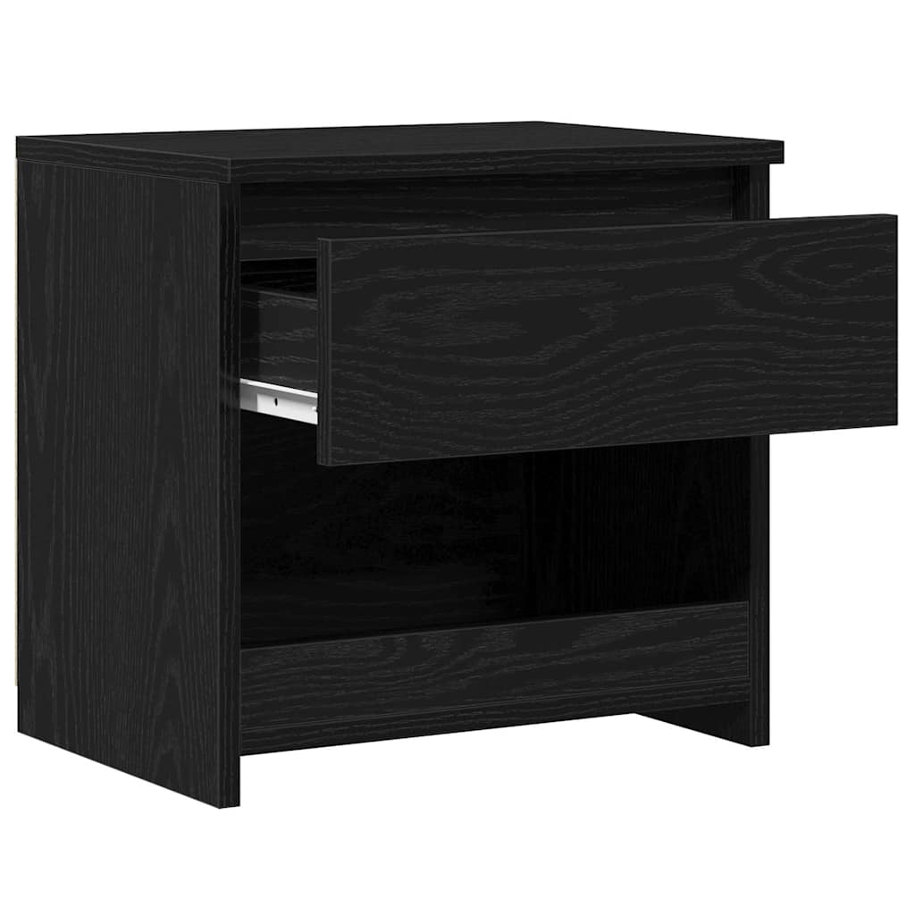 Nachttisch 2 pcs Schwarze Eiche 40 x 30 x 39 cm Holzwerkstoff