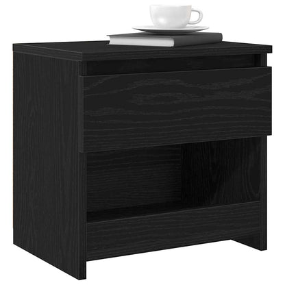 Nachttisch 2 pcs Schwarze Eiche 40 x 30 x 39 cm Holzwerkstoff