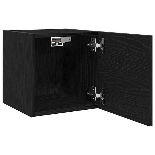 TV-Schränk 2 pcs Schwarz 30,5 x 30 x 30 cm Holzwerkstoff