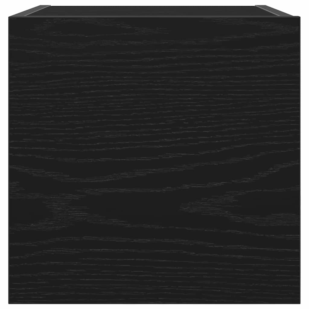 TV-Schränk 2 pcs Schwarz 30,5 x 30 x 30 cm Holzwerkstoff