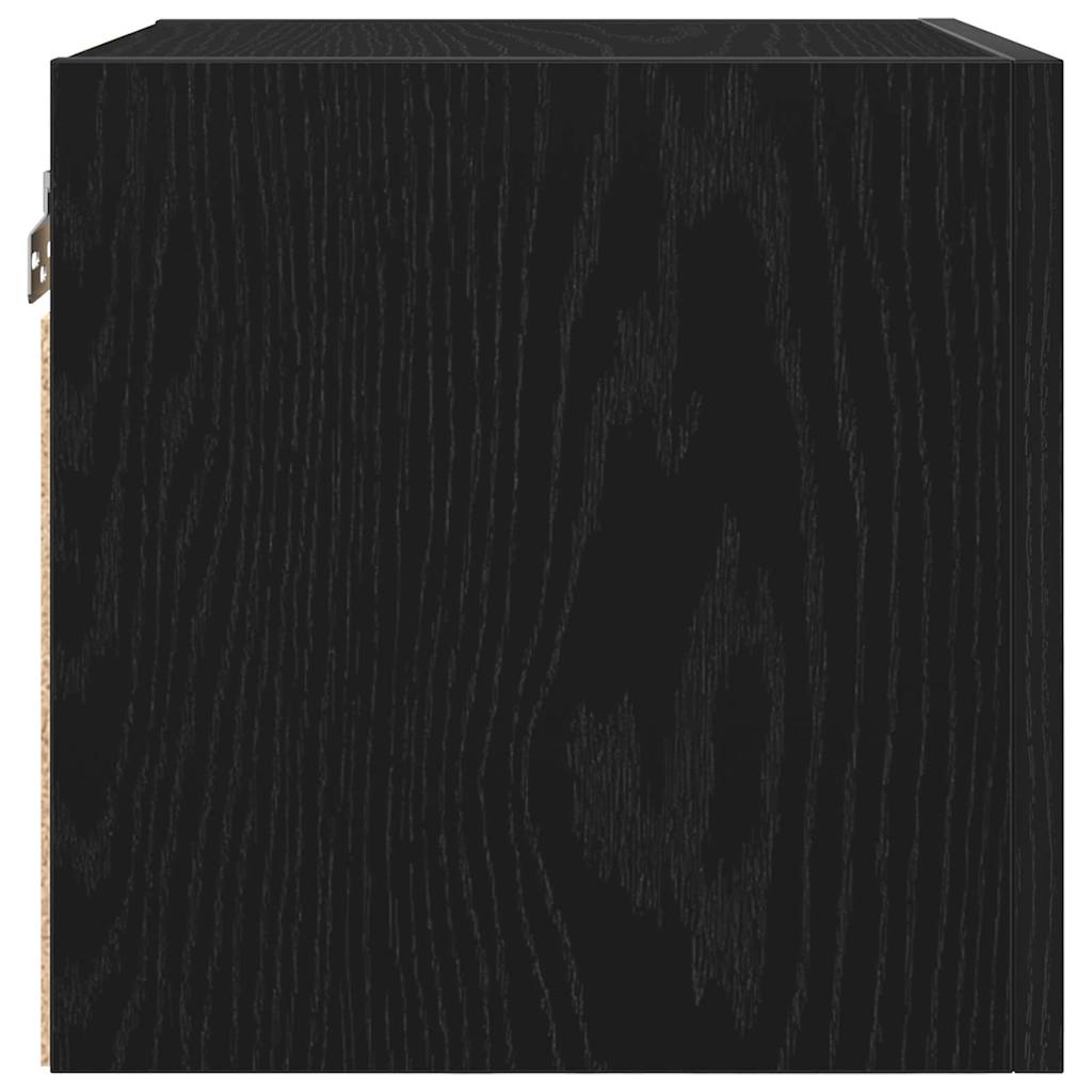 TV-Schränk 2 pcs Schwarz 30,5 x 30 x 30 cm Holzwerkstoff