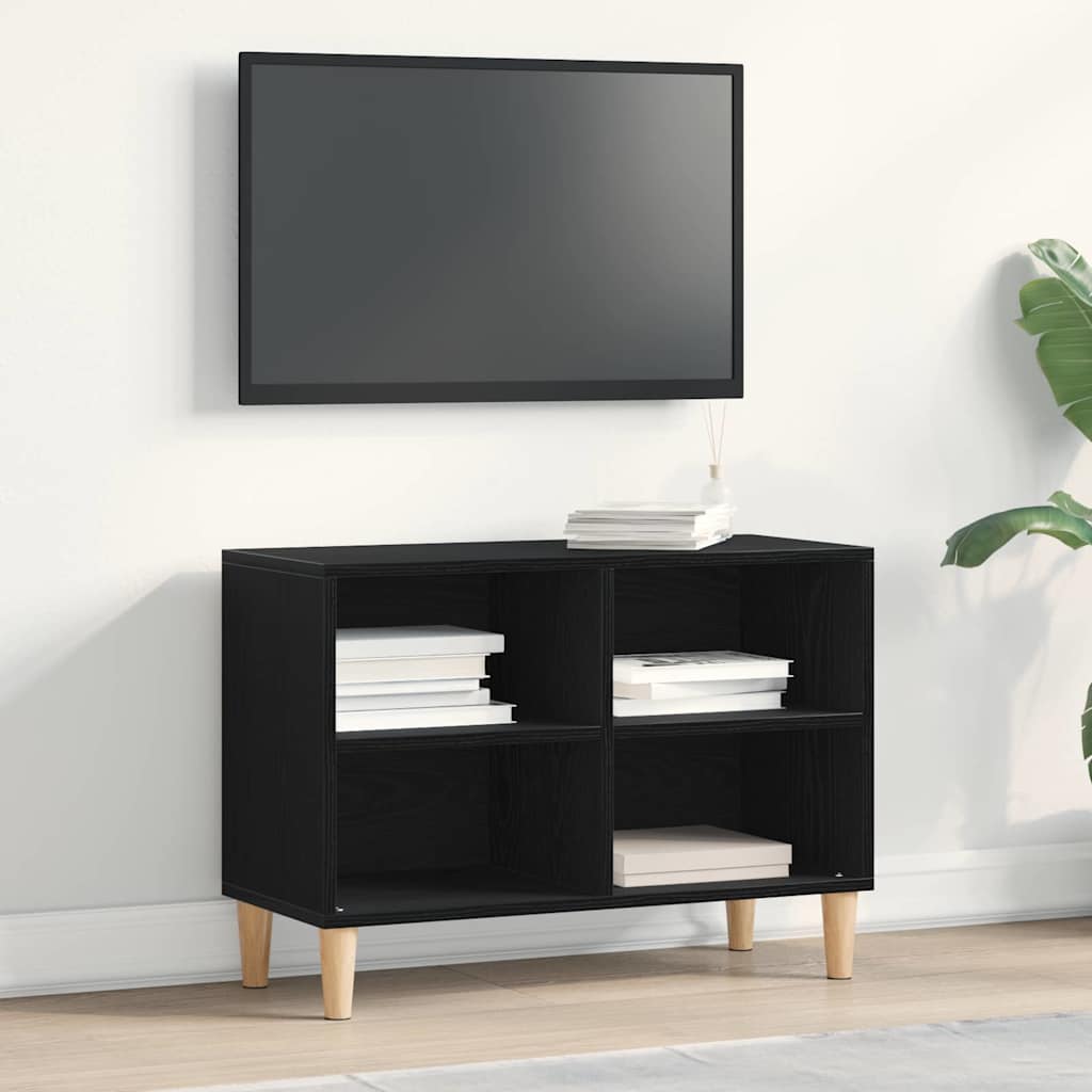 TV-Schränk Schwarz 69,5 x 30 x 50 cm Holzwerkstoff