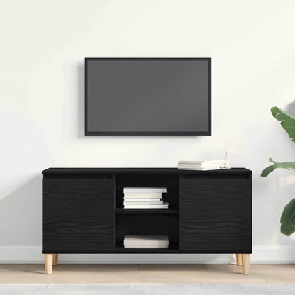 TV-Schränk Schwarz 102 x 35 x 50 cm Holzwerkstoff