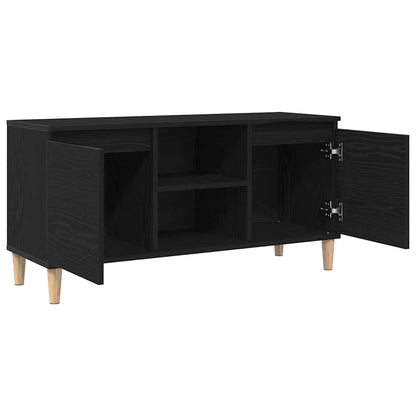 TV-Schränk Schwarz 102 x 35 x 50 cm Holzwerkstoff