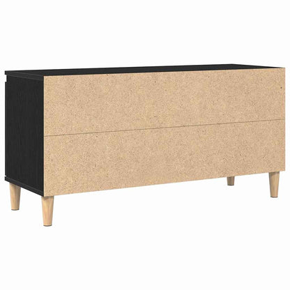 TV-Schränk Schwarz 102 x 35 x 50 cm Holzwerkstoff