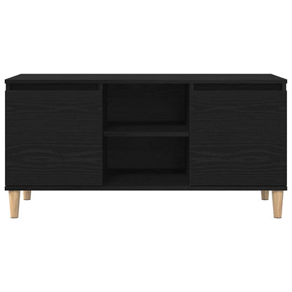 TV-Schränk Schwarz 102 x 35 x 50 cm Holzwerkstoff