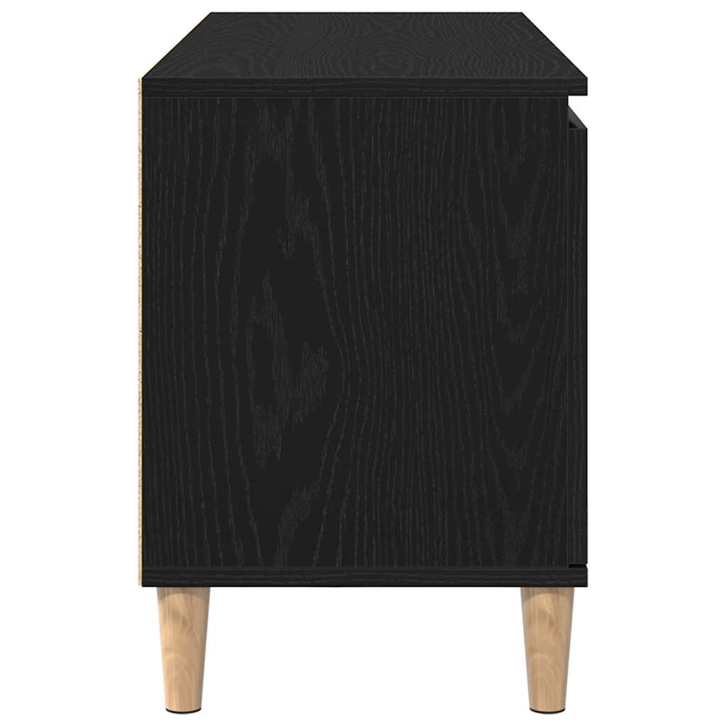 TV-Schränk Schwarz 102 x 35 x 50 cm Holzwerkstoff