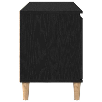 TV-Schränk Schwarz 102 x 35 x 50 cm Holzwerkstoff