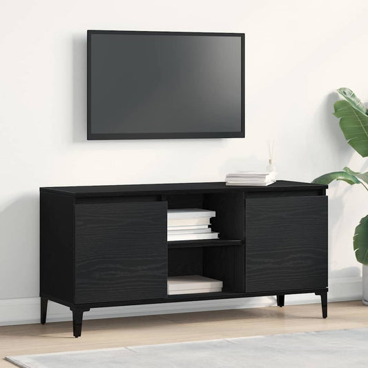 TV-Schränk Schwarz 102 x 35 x 50 cm Holzwerkstoff