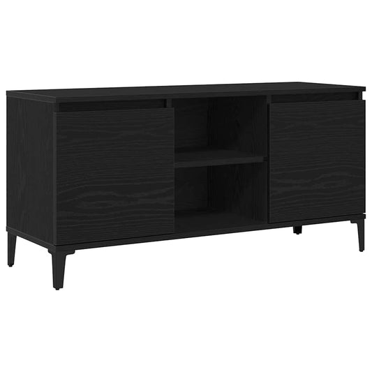 TV-Schränk Schwarz 102 x 35 x 50 cm Holzwerkstoff