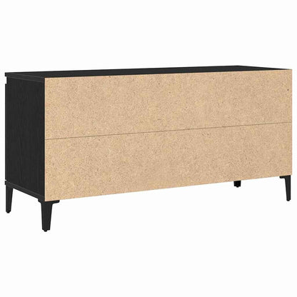 TV-Schränk Schwarz 102 x 35 x 50 cm Holzwerkstoff