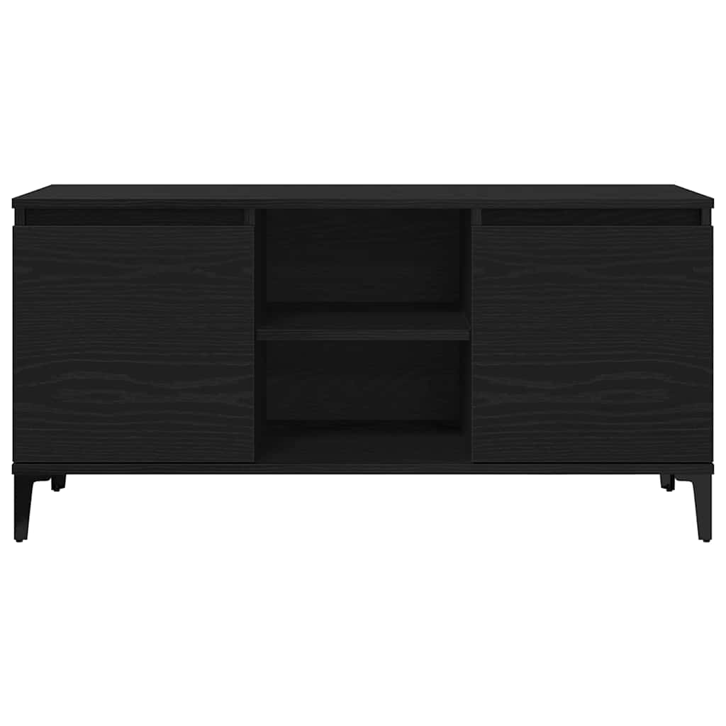 TV-Schränk Schwarz 102 x 35 x 50 cm Holzwerkstoff