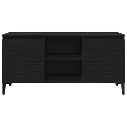 TV-Schränk Schwarz 102 x 35 x 50 cm Holzwerkstoff