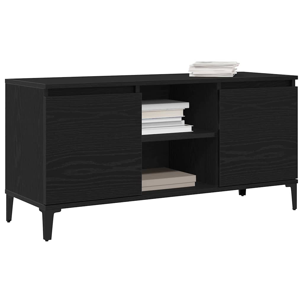 TV-Schränk Schwarz 102 x 35 x 50 cm Holzwerkstoff