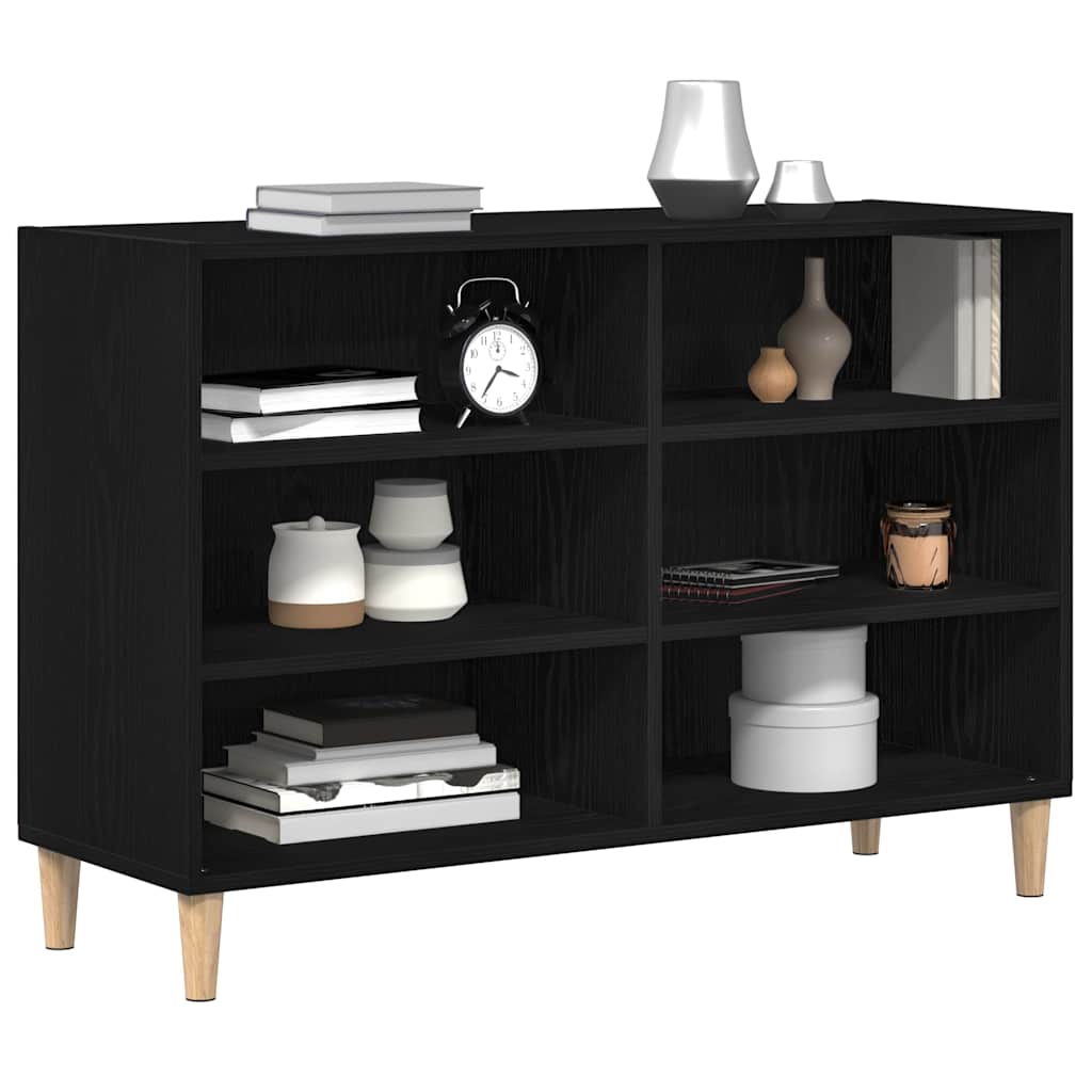 Sideboard Schwarze Eiche 103,5 x 35 x 70 cm Holzwerkstoff