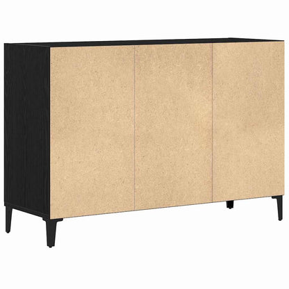 Sideboard Schwarz Eichen-Optik 103,5 x 35 x 70 cm Holzwerkstoff