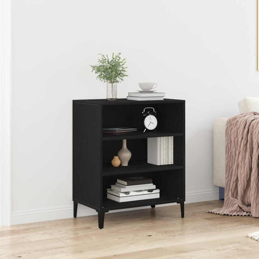Sideboard Schwarze Eiche 57 x 35 x 70 cm Holzwerkstoff