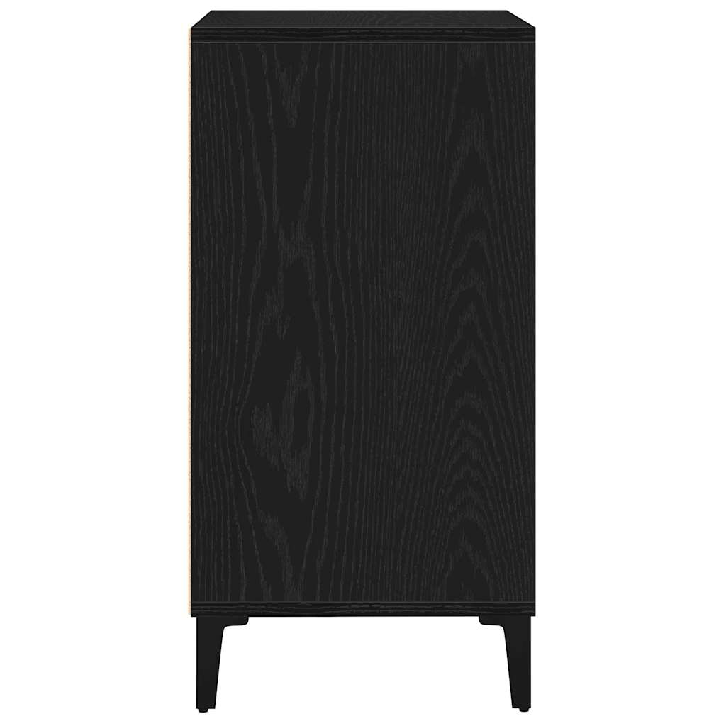 Sideboard Schwarze Eiche 57 x 35 x 70 cm Holzwerkstoff