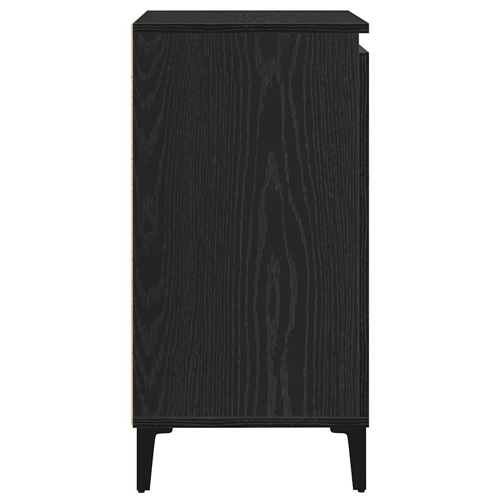 Sideboard Schwarz 60 x 35 x 70 cm Holzwerkstoff