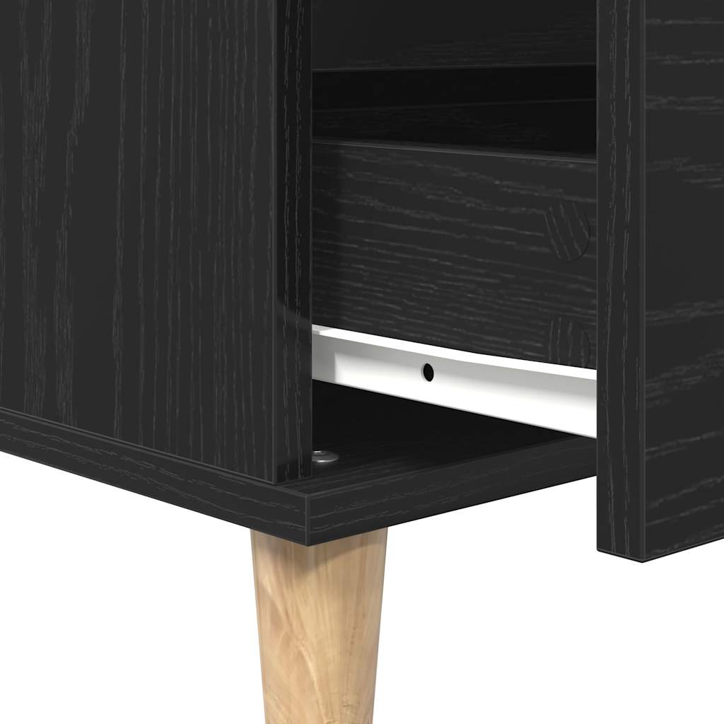 Sideboard Schwarze Eiche 60 x 35 x 70 cm Holzwerkstoff