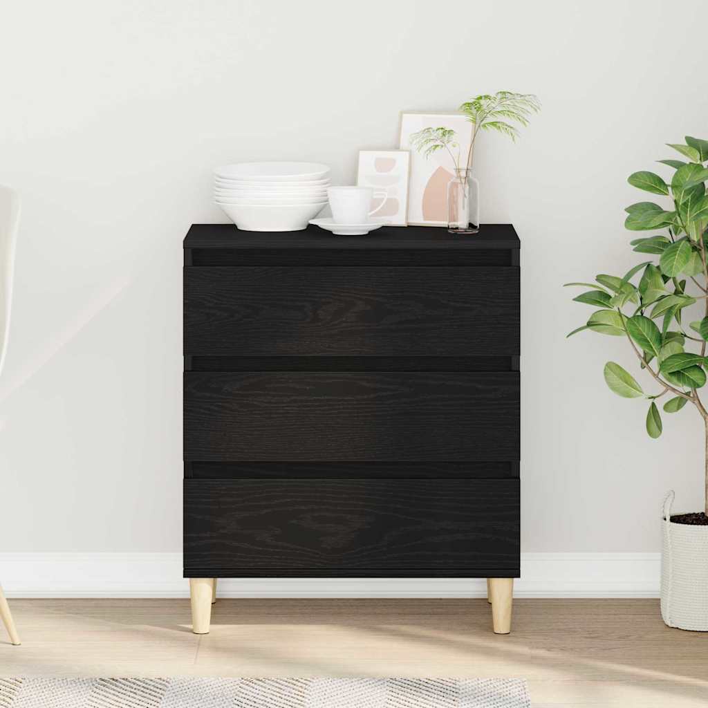 Sideboard Schwarze Eiche 60 x 35 x 70 cm Holzwerkstoff