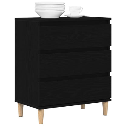 Sideboard Schwarze Eiche 60 x 35 x 70 cm Holzwerkstoff