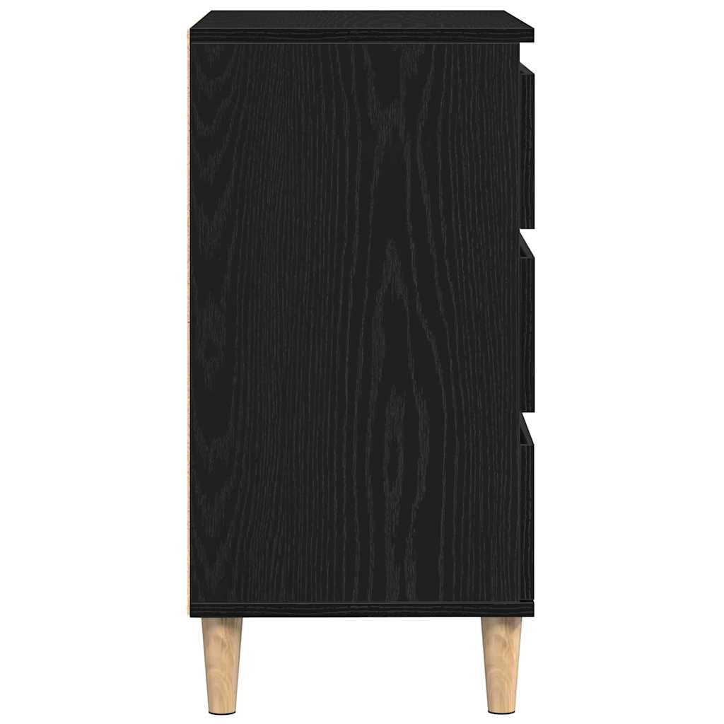 Sideboard Schwarze Eiche 60 x 35 x 70 cm Holzwerkstoff