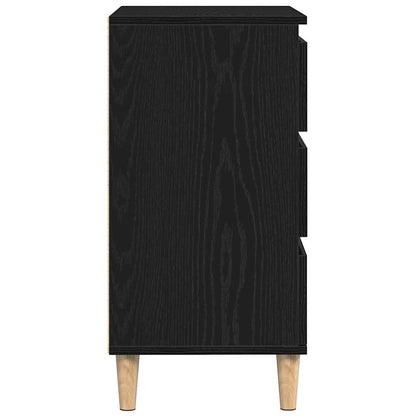 Sideboard Schwarze Eiche 60 x 35 x 70 cm Holzwerkstoff
