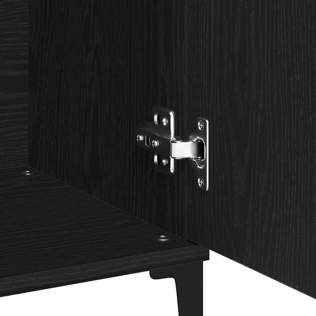 Sideboard mit Schubladen Schwarz 104 x 35 x 70 cm Holzwerkstoff