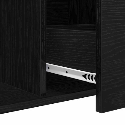 Sideboard mit Schubladen Schwarz 104 x 35 x 70 cm Holzwerkstoff