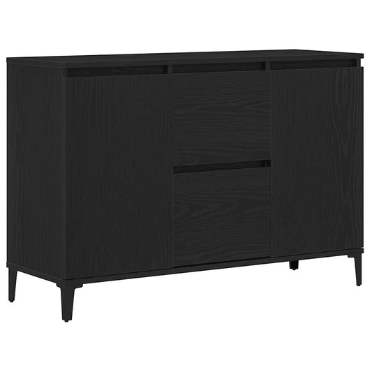 Sideboard mit Schubladen Schwarz 104 x 35 x 70 cm Holzwerkstoff