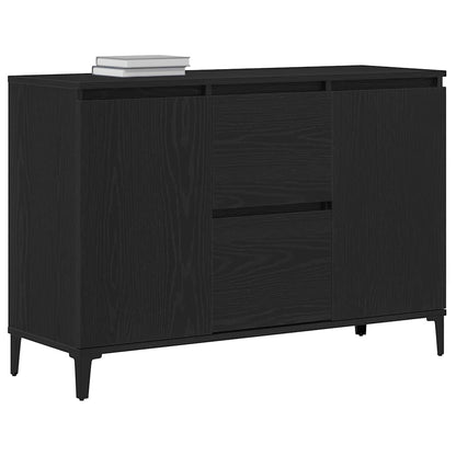 Sideboard mit Schubladen Schwarz 104 x 35 x 70 cm Holzwerkstoff