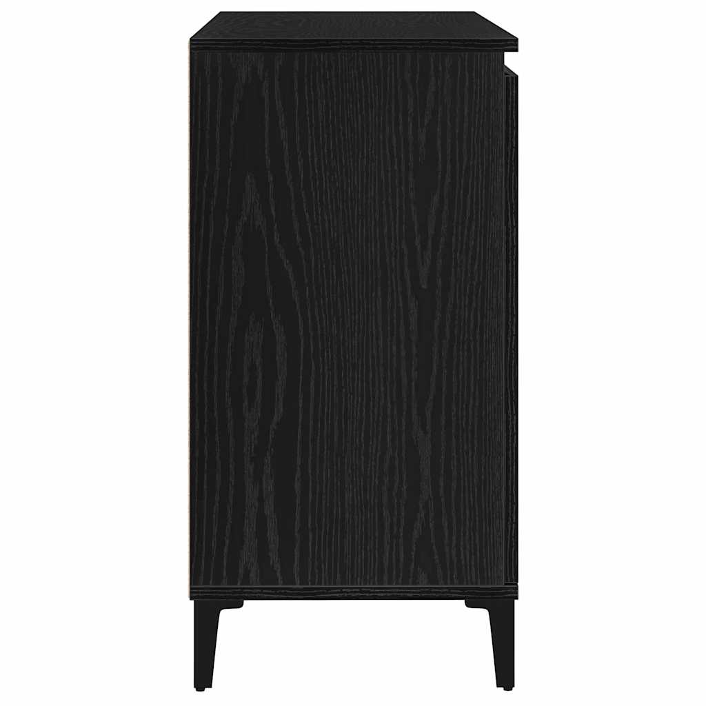 Sideboard mit Schubladen Schwarz 104 x 35 x 70 cm Holzwerkstoff