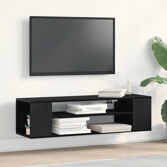 TV-Schränk Schwarz 100 x 30 x 26,5 cm Holzwerkstoff