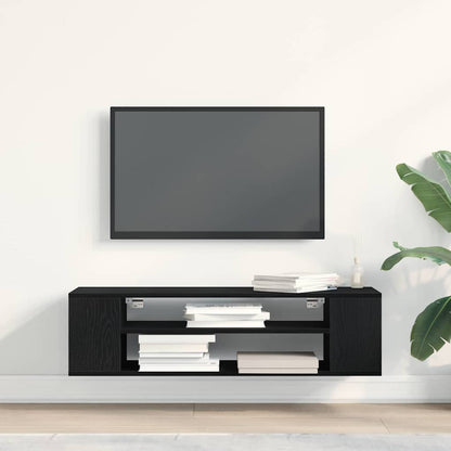 TV-Schränk Schwarz 100 x 30 x 26,5 cm Holzwerkstoff