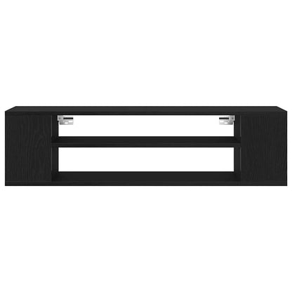 TV-Schränk Schwarz 100 x 30 x 26,5 cm Holzwerkstoff