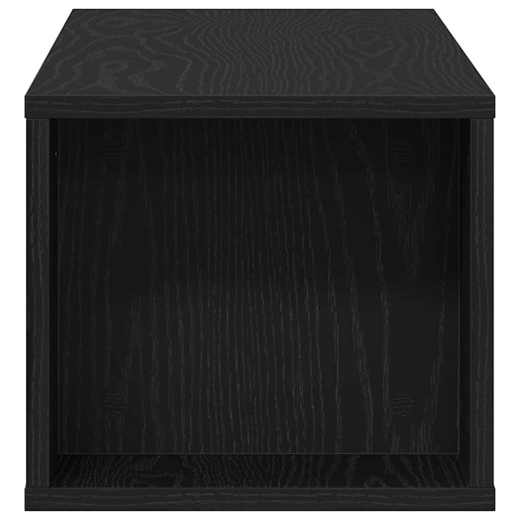TV-Schränk Schwarz 100 x 30 x 26,5 cm Holzwerkstoff