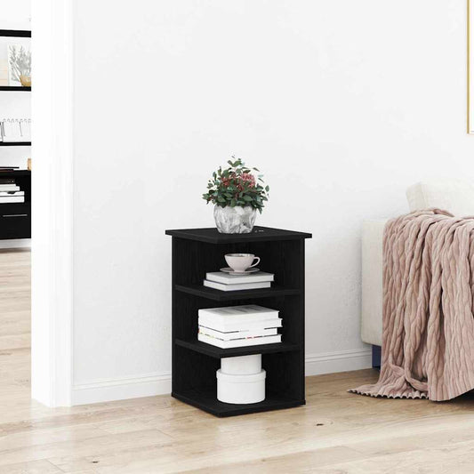 Beistellschrank Schwarz 35 x 35 x 55 cm Holzwerkstoff