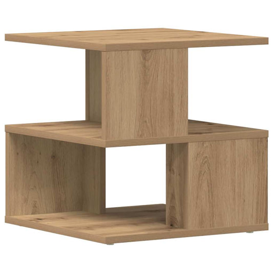 Beistelltisch Eiche handwerklich 40 x 40 x 40 cm Holzwerkstoff